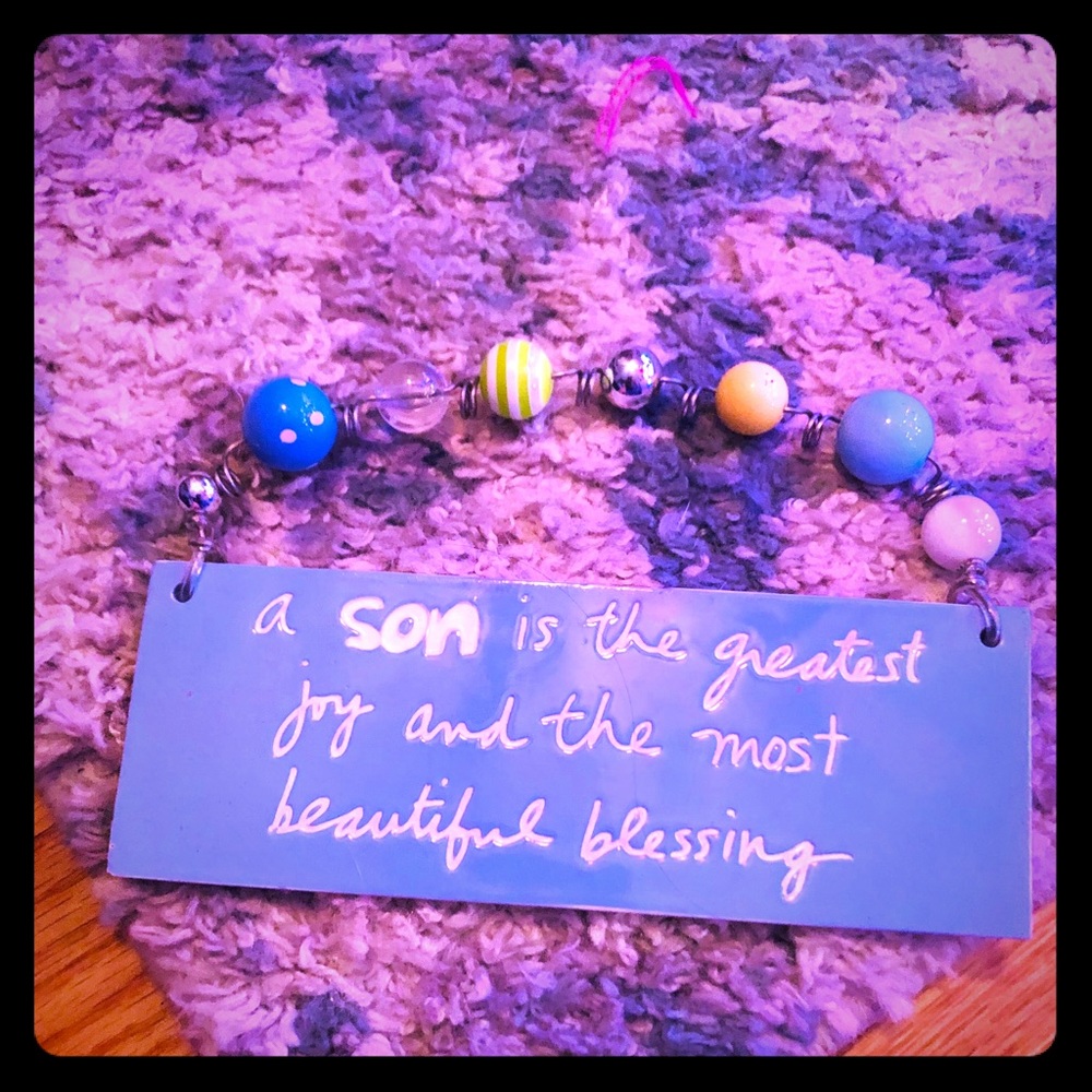 Cute son door hanger
